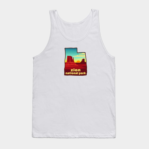 Zion National Park Utah Tank Top by heybert00